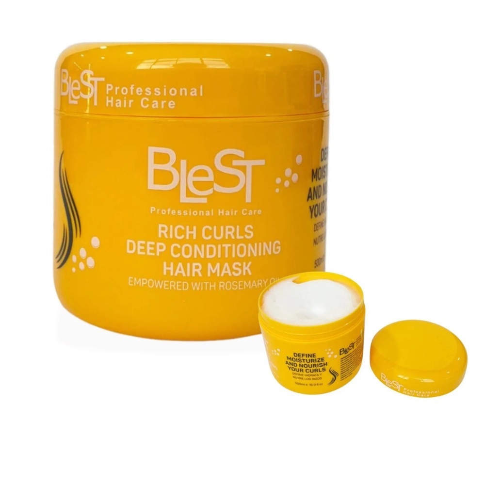 Rich Curls by BLeST Professional Deep Conditioning Hair Mask with Rosemary Oil - Picture 5 of 7